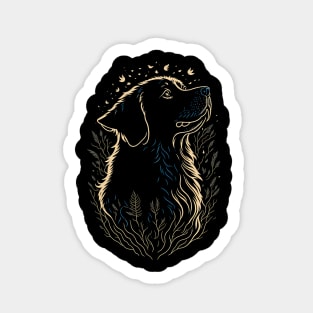 Cute Dog Glow in the Dark Sticker